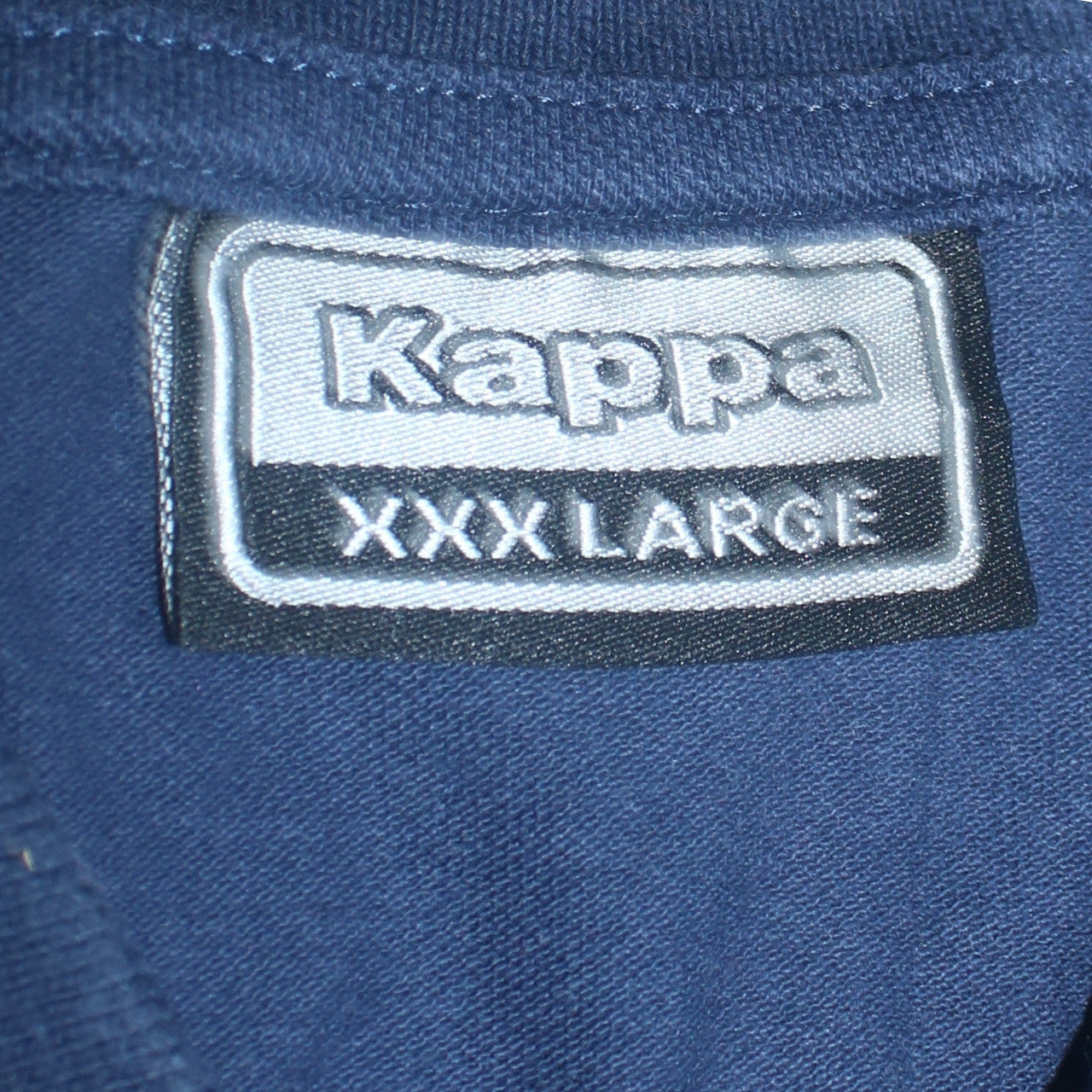 Kappa Men's Blue 3XL Cotton Polo Shirt Casual Sportswear