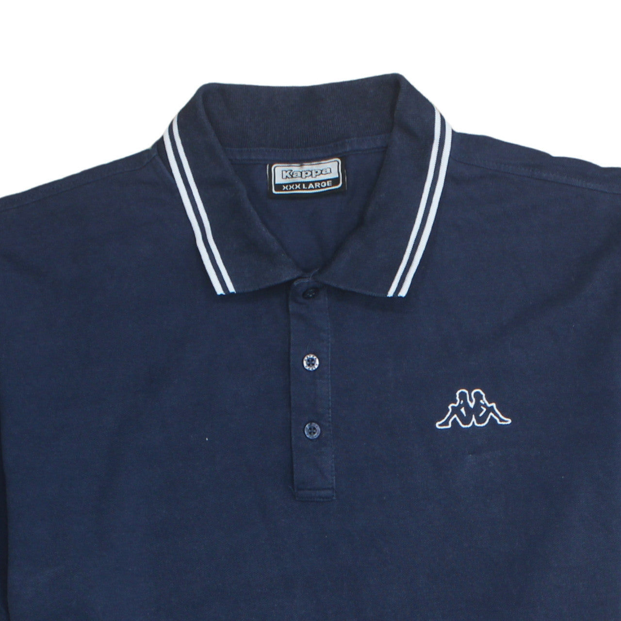 Kappa Men's Blue 3XL Cotton Polo Shirt Casual Sportswear