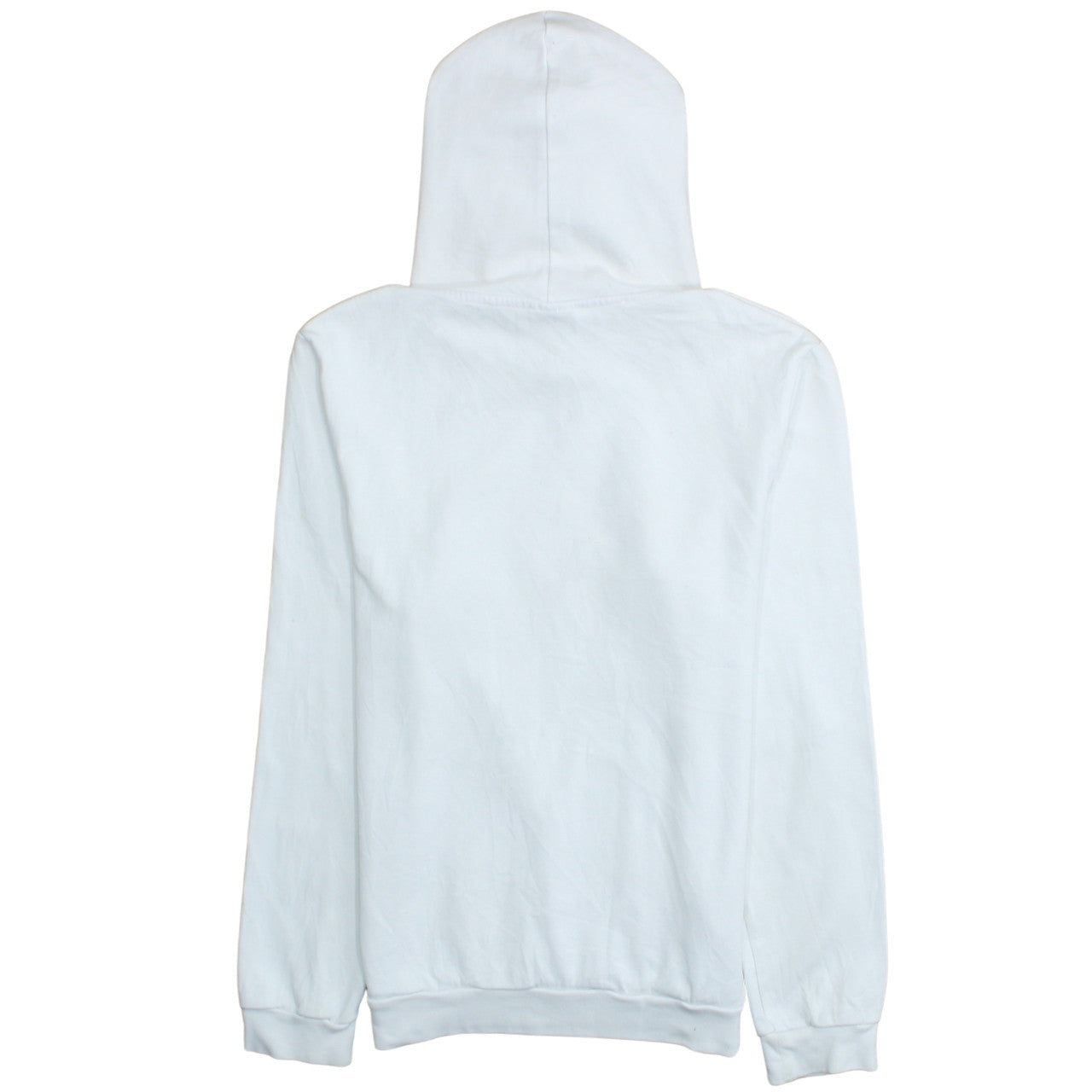 Le Coq Sportif Men's White Pullover Hoodie Small Graphic Print
