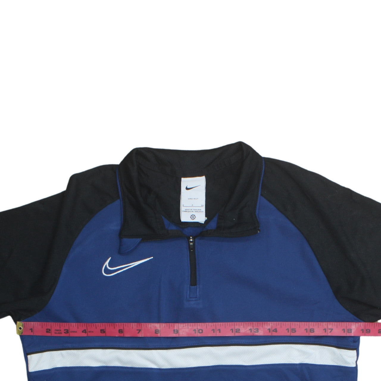 Nike Men's Blue 1/4 Zip Dri-FIT Athletic Sweatshirt Size S