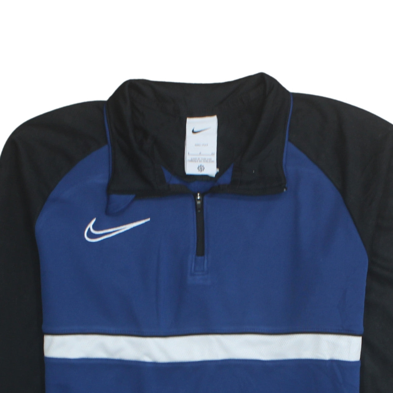 Nike Men's Blue 1/4 Zip Dri-FIT Athletic Sweatshirt Size S