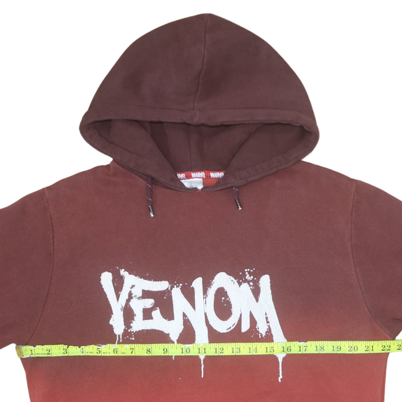 Disney Marvel Venom Brown Gradient Men's Hoodie Size M Pullover