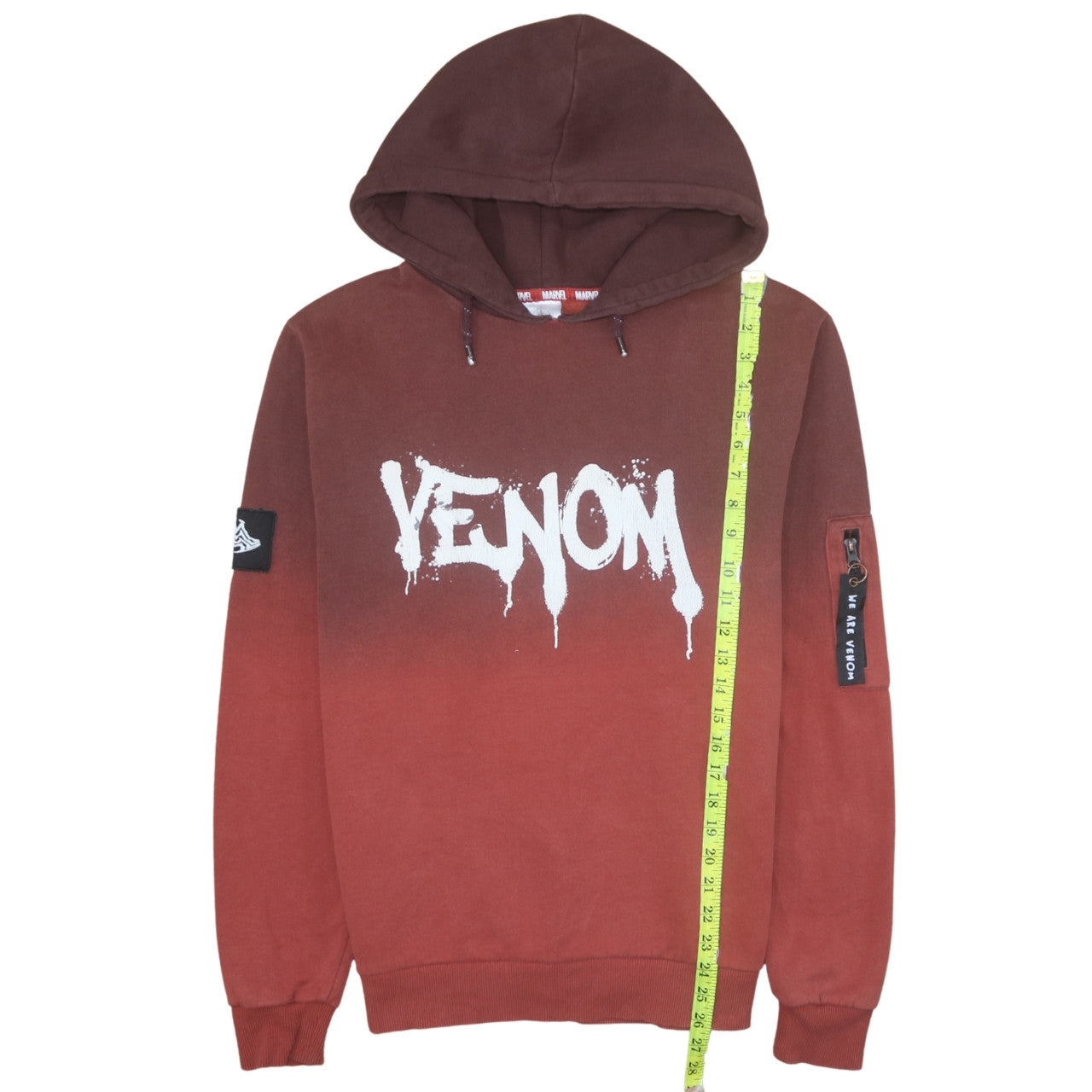 Disney Marvel Venom Brown Gradient Men's Hoodie Size M Pullover