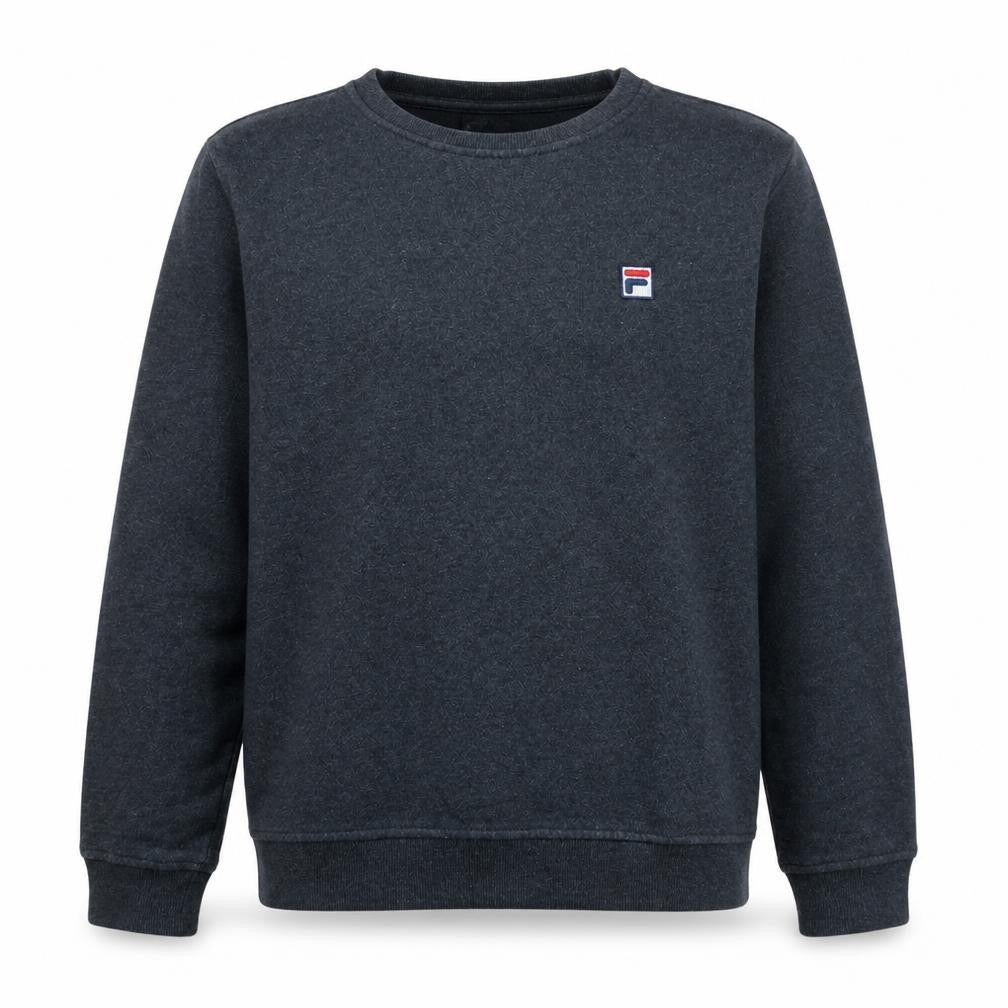 Fila Men's Grey Crew Neck Pullover Sweatshirt Size M