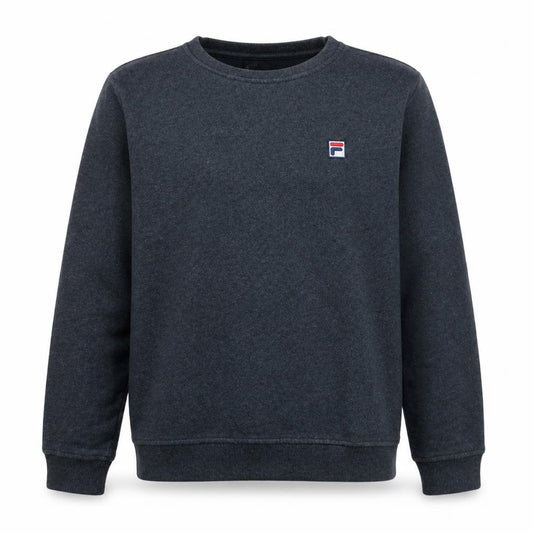 Fila Men's Grey Crew Neck Pullover Sweatshirt Size M