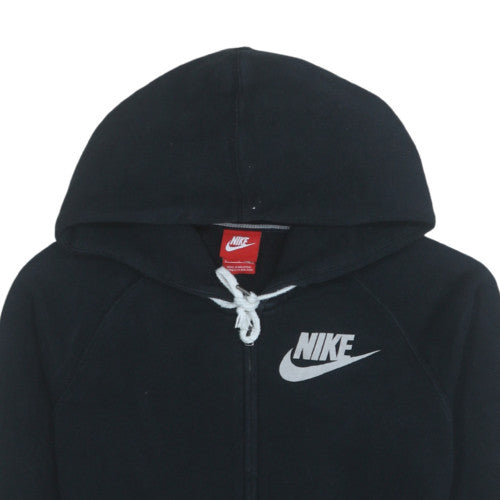 Nike Men's Black Full Zip Hoodie Small Fleece Sportswear