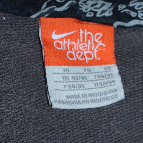 Nike Men's Black XL Full Zip Hoodie Sports Fleece Jacket