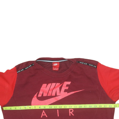 Nike Air Men's Burgundy Red Crew Neck Sweatshirt M