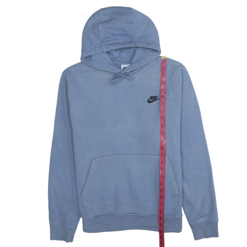 Nike Women’s Blue Pullover Hoodie Medium Cotton Blend Casual