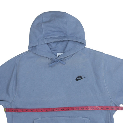 Nike Women’s Blue Pullover Hoodie Medium Cotton Blend Casual