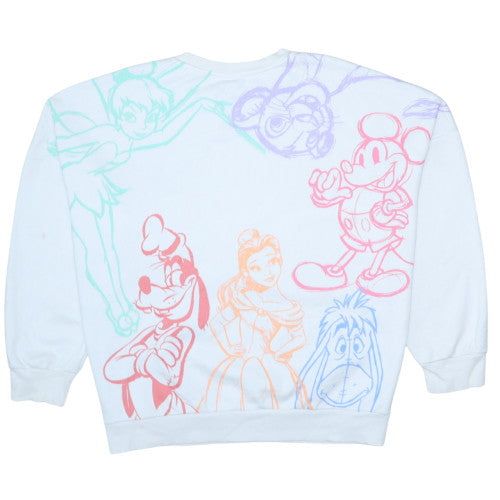 Disney at George Women’s White XL Sweatshirt – Disney 100 Anniversary Print