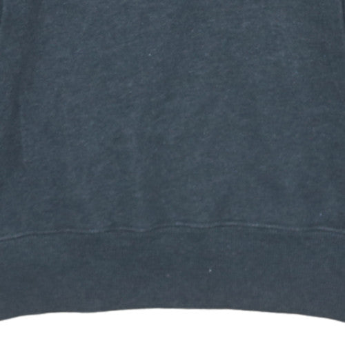 FILA Men's Black Pullover Hoodie Size S Logo Fleece Sweatshirt