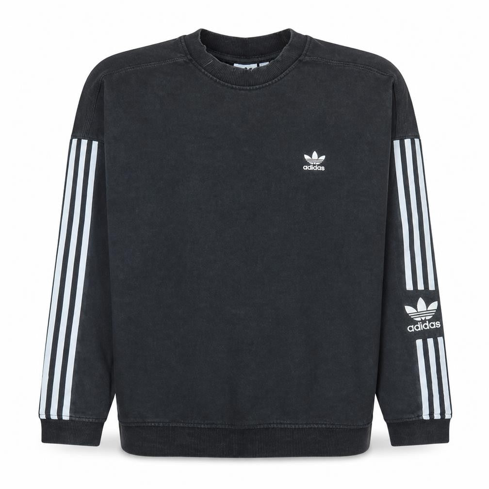 Adidas Men's Black L Crew Neck Pullover Sweatshirt
