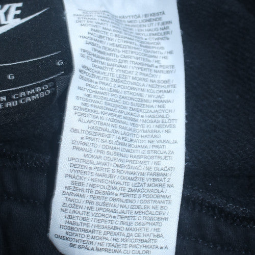 Nike Men Black L Jogger Sweatpants Cotton Blend Activewear