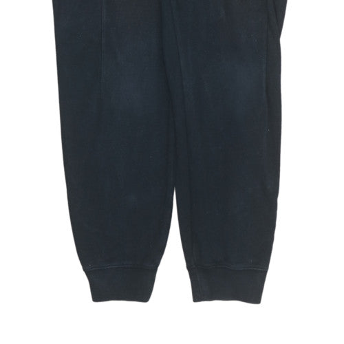 Nike Men Black L Jogger Sweatpants Cotton Blend Activewear