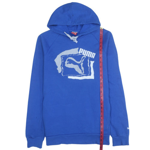 Puma Men's Blue XL Pullover Hoodie Sweatshirt Graphic Print