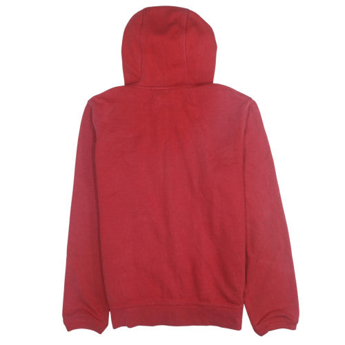 Nike Men's Red Full Zip Hoodie Size M Regular Fit Fleece