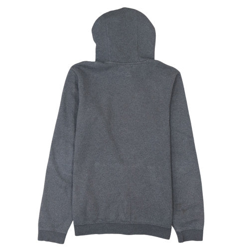 Nike Men's Grey Pullover Hoodie S Graphic Logo Fleece