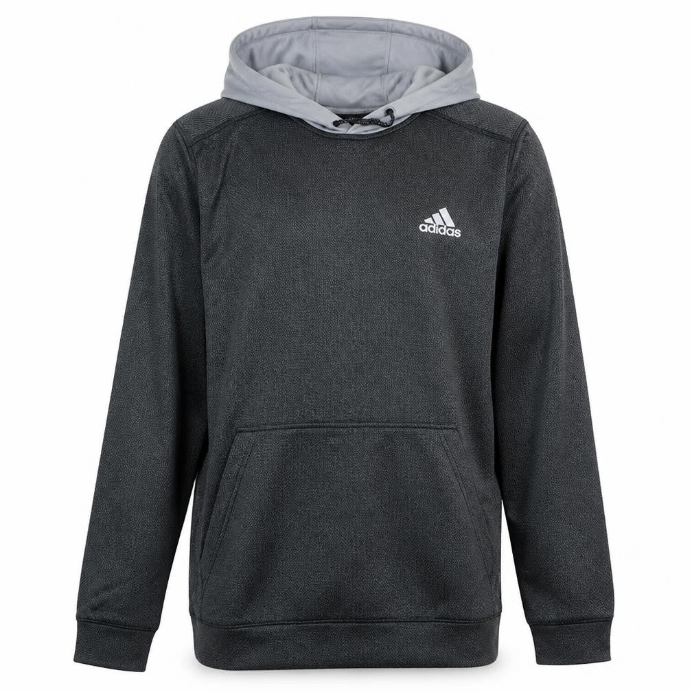 Adidas Men's Grey Pullover Hoodie ClimaWarm L Sports Running