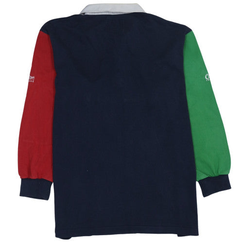 Cotton Traders Mens Multicoloured Rugby Henley Sweatshirt XL