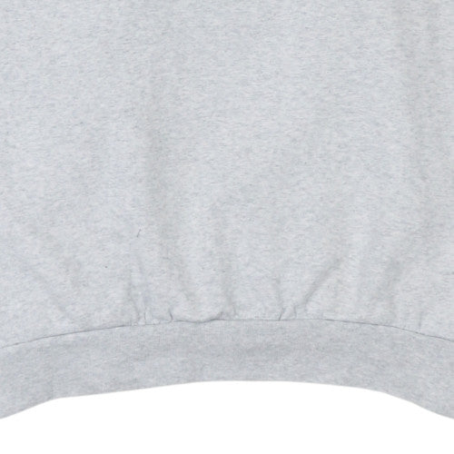 Adidas Women Grey Small Crew Neck Pullover Sweatshirt Classic Fit
