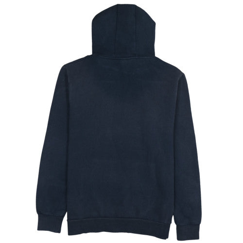 Ellesse Womens Navy Pullover Hoodie UK 16 Cotton Blend Logo Print