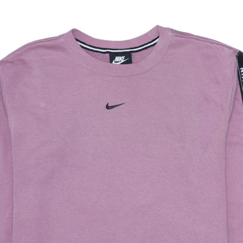 Nike Men's Purple Crew Neck Logo Pullover Sweatshirt Size S