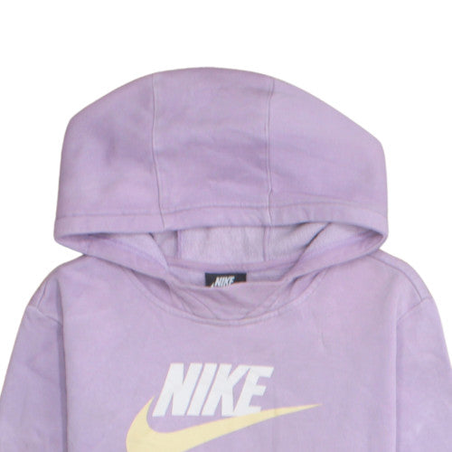 Nike Womens Purple Pullover Hoodie Standard Fit Size L Casual