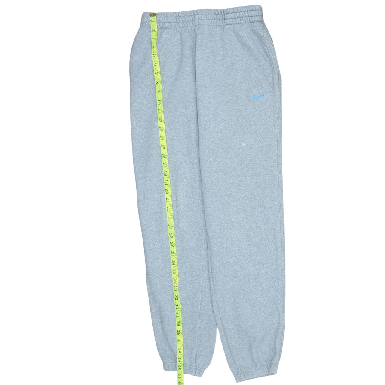 Nike Men's Grey Small Fleece Sweatpants Joggers Tapered Fit