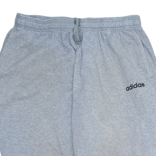 Adidas Mens Grey XL Jogger Sweatpants Fleece Tapered Activewear