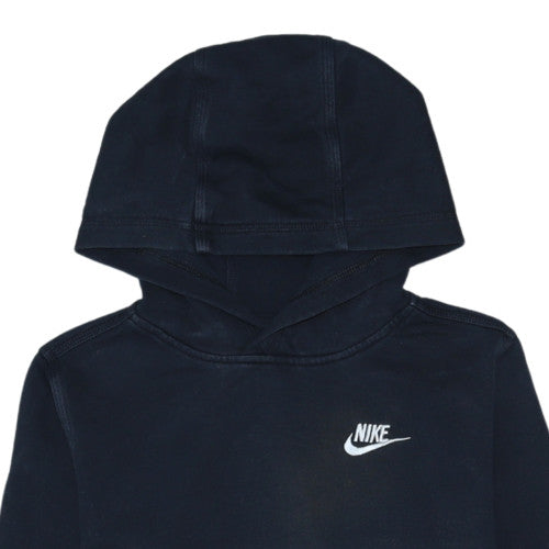 Nike Boys Black Pullover Hoodie L (147-158cm) Fleece Sweatshirt