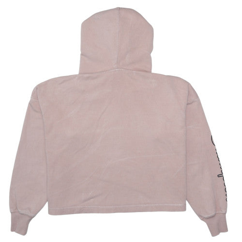 Champion Women’s Pink Small Pullover Hoodie with Logo Print