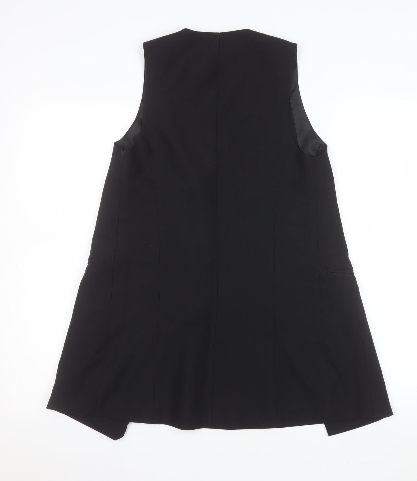 New Look Women's Black Sleeveless Suit Waistcoat UK 6 Polyester Blend