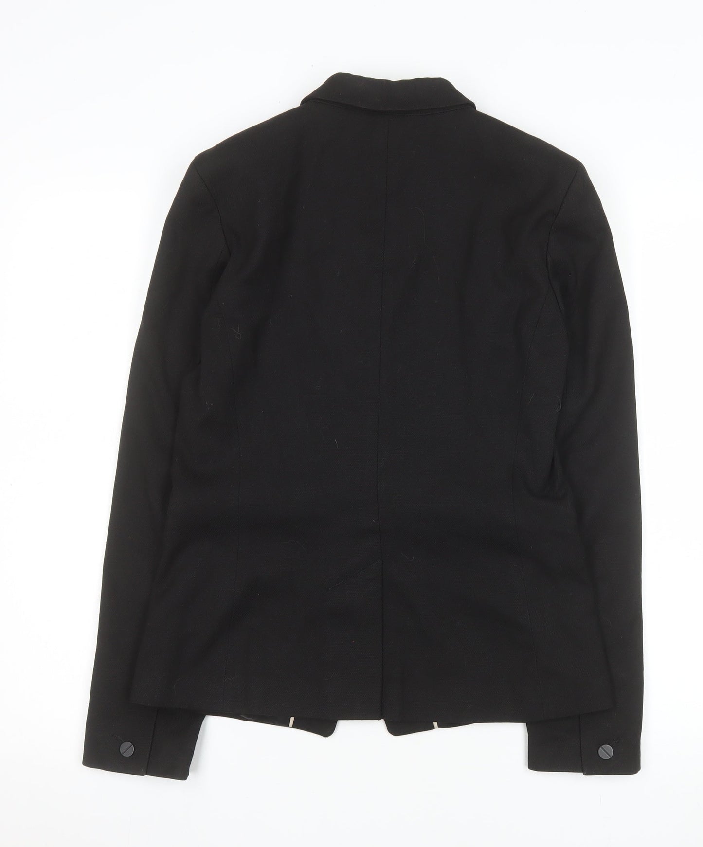 Next Women's Black Tailored One-Button Blazer Size 10