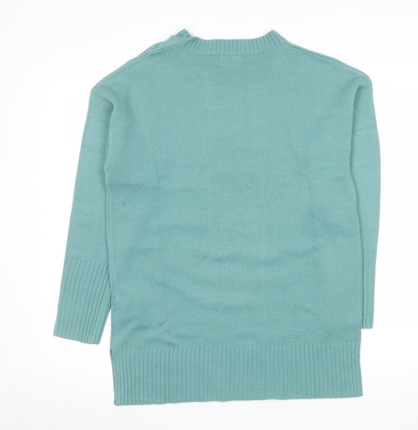 Damart Women’s Green Crew Neck Long Sleeve Pullover Jumper Size 10/12