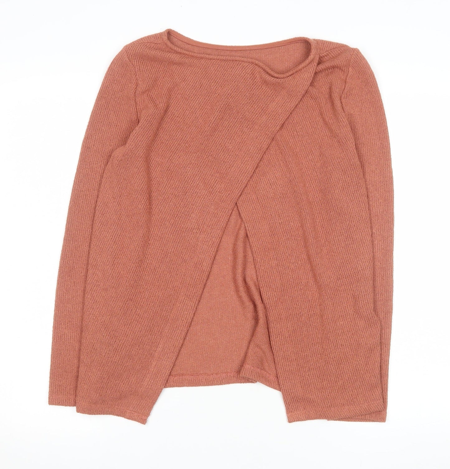 H&M Women’s Brown Knit Open Cardigan Size S