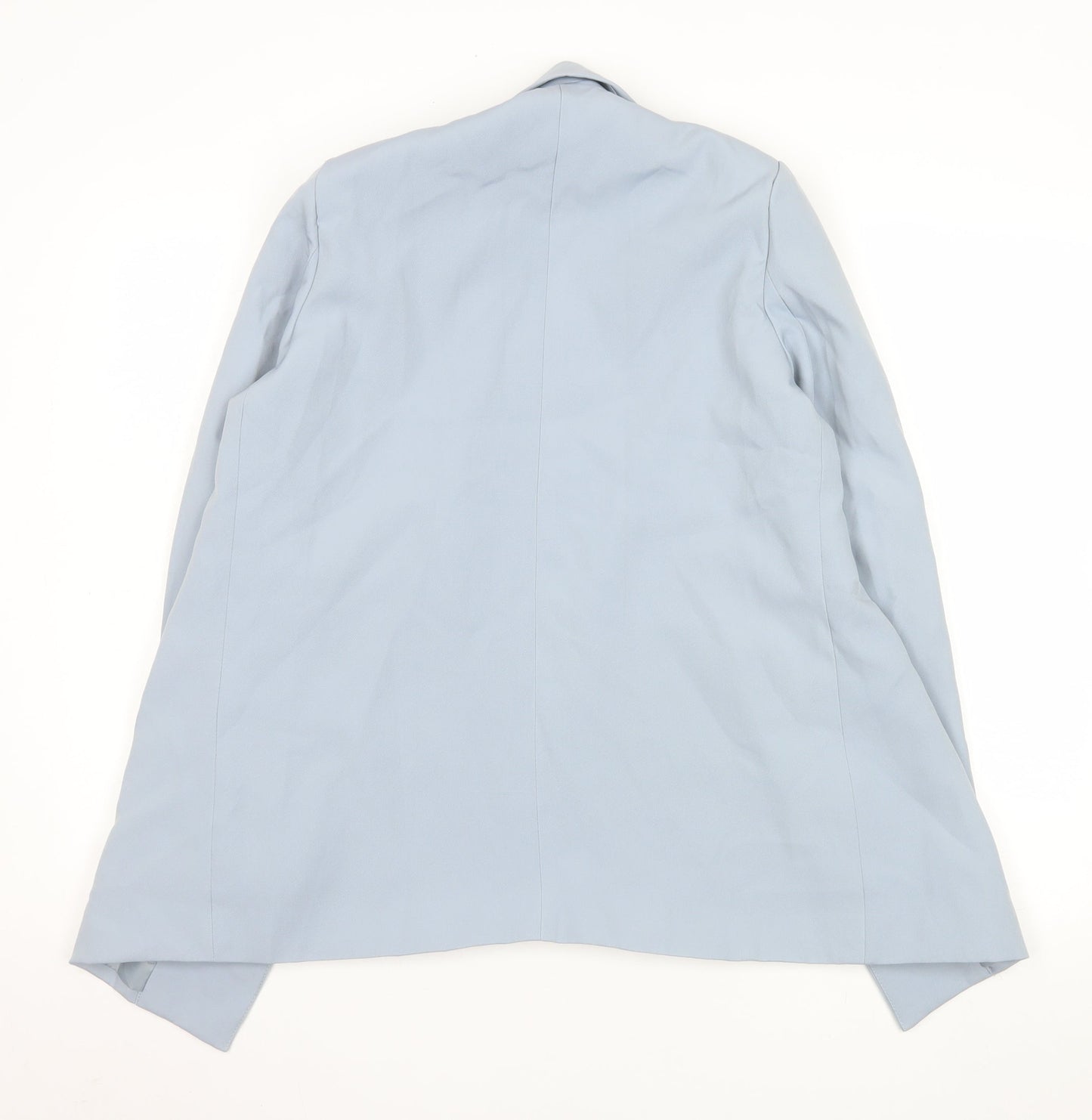 Missguided Women Blue Size 6 Slim Fit Notch Lapel Blazer