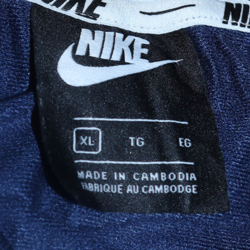 Nike Men's Blue XL Pullover Sweatshirt Crew Neck Logo Sports Top