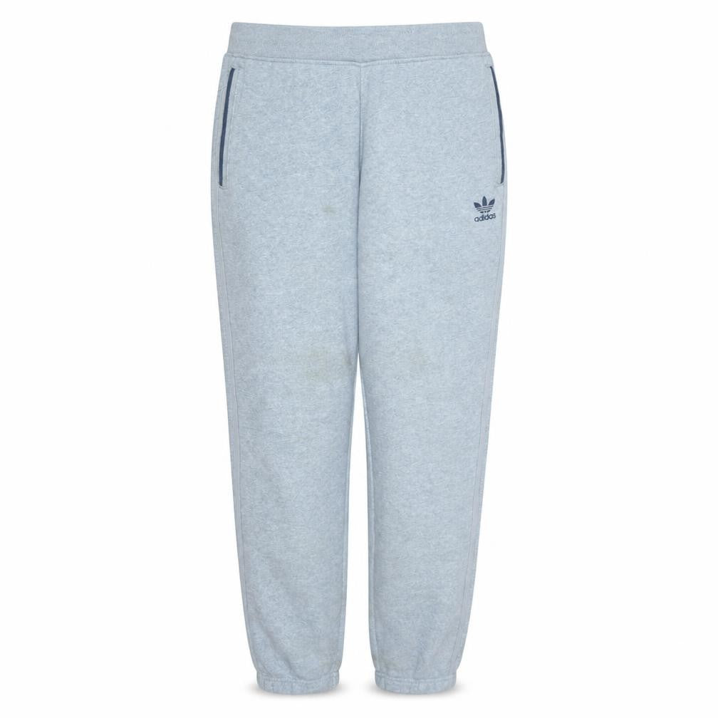 Adidas Men's Grey Joggers L Tapered Fit Casual Sportswear