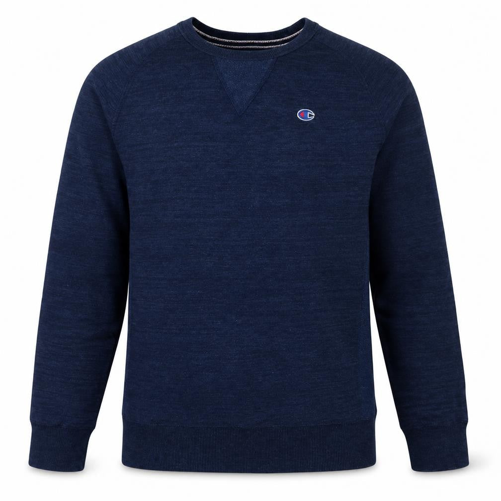Champion Men's Blue Crew Neck Pullover Sweatshirt Medium