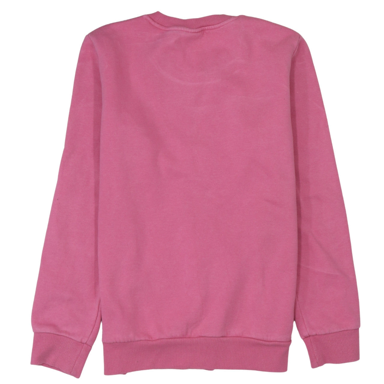 Adidas Womens Pink Pullover Sweatshirt Size 12-14 Classic Crew Neck