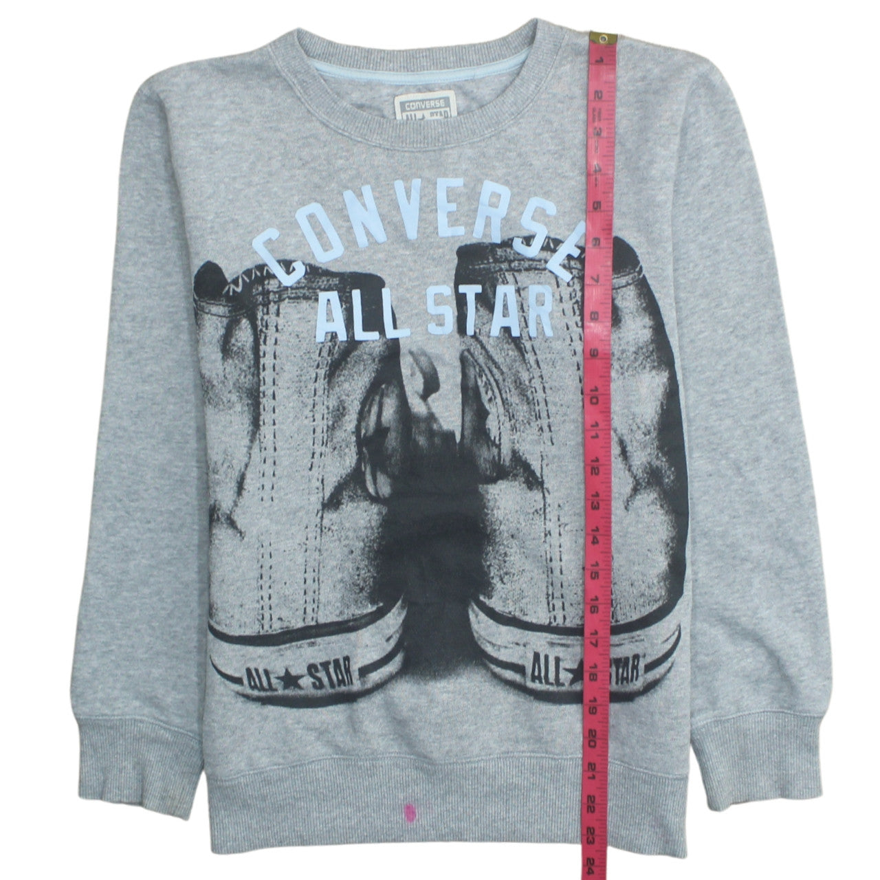 Converse Boys Grey All Star Graphic Pullover Sweatshirt 12-13 Years