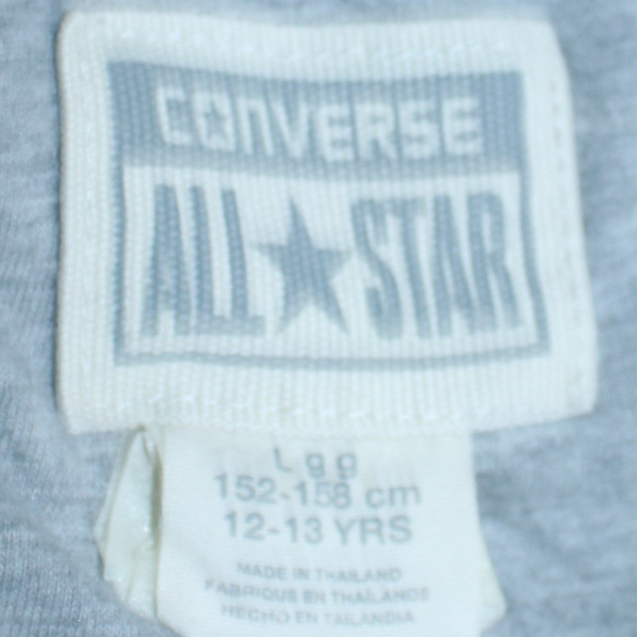 Converse Boys Grey All Star Graphic Pullover Sweatshirt 12-13 Years