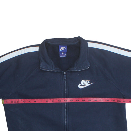 Nike Men's Blue Full Zip Fleece Sweatshirt Medium Sportswear