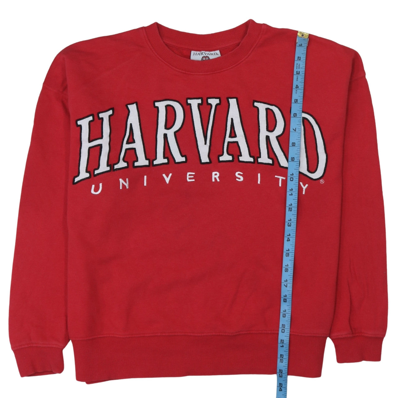F&F Women Red Harvard University Logo Sweatshirt Size 14