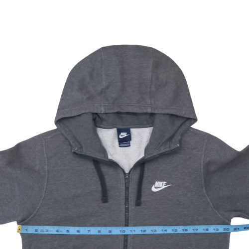 Nike Men's Grey Full Zip Hoodie Small Fleece Sportswear