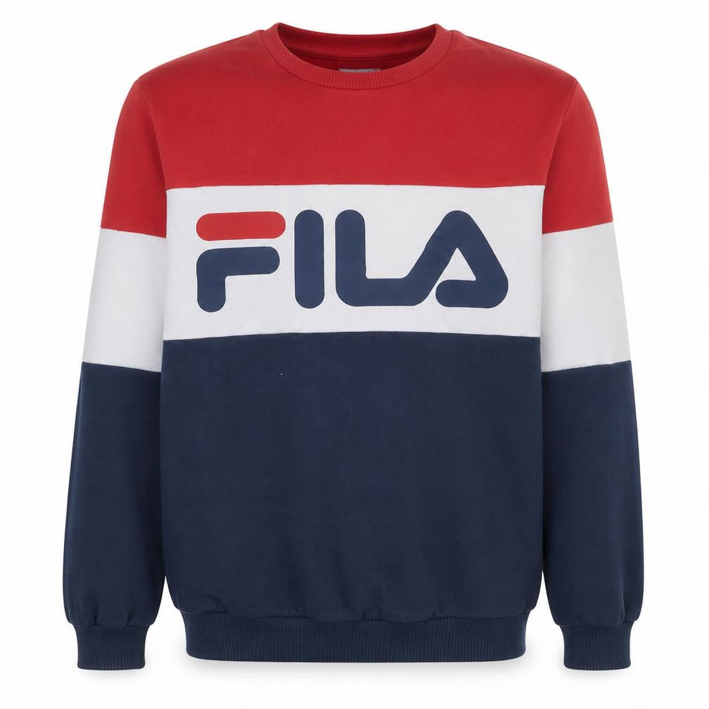 Fila Men’s Multicoloured Crew Neck Pullover Sweatshirt M