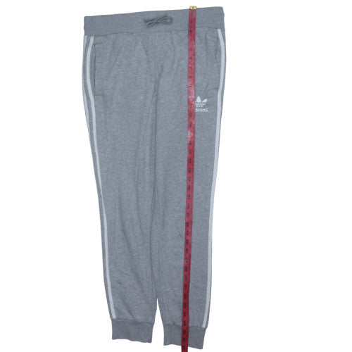 Adidas Womens Grey Jogger Sweatpants Size 12 with Pockets