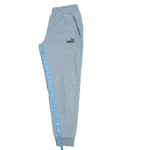Puma Men’s Grey Sweatpants Size M Regular Fit Fleece Joggers