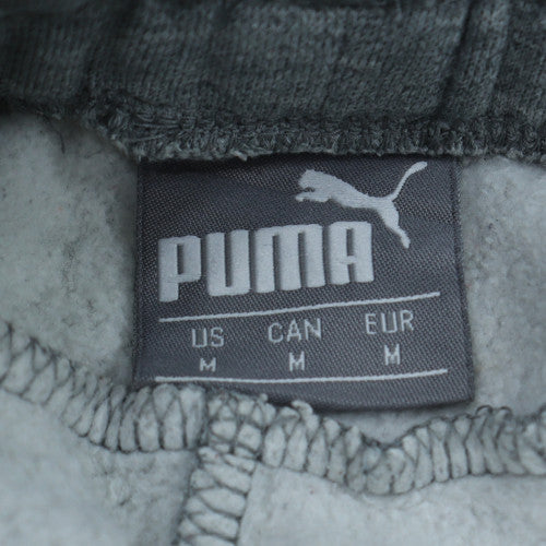 Puma Men’s Grey Sweatpants Size M Regular Fit Fleece Joggers